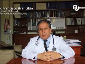 Dr. Francisco Arancibia, Presidente de la Sociedad Chilena de Enfermedades Respiratorias